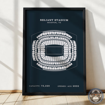 Reliant Stadium - No Border Print