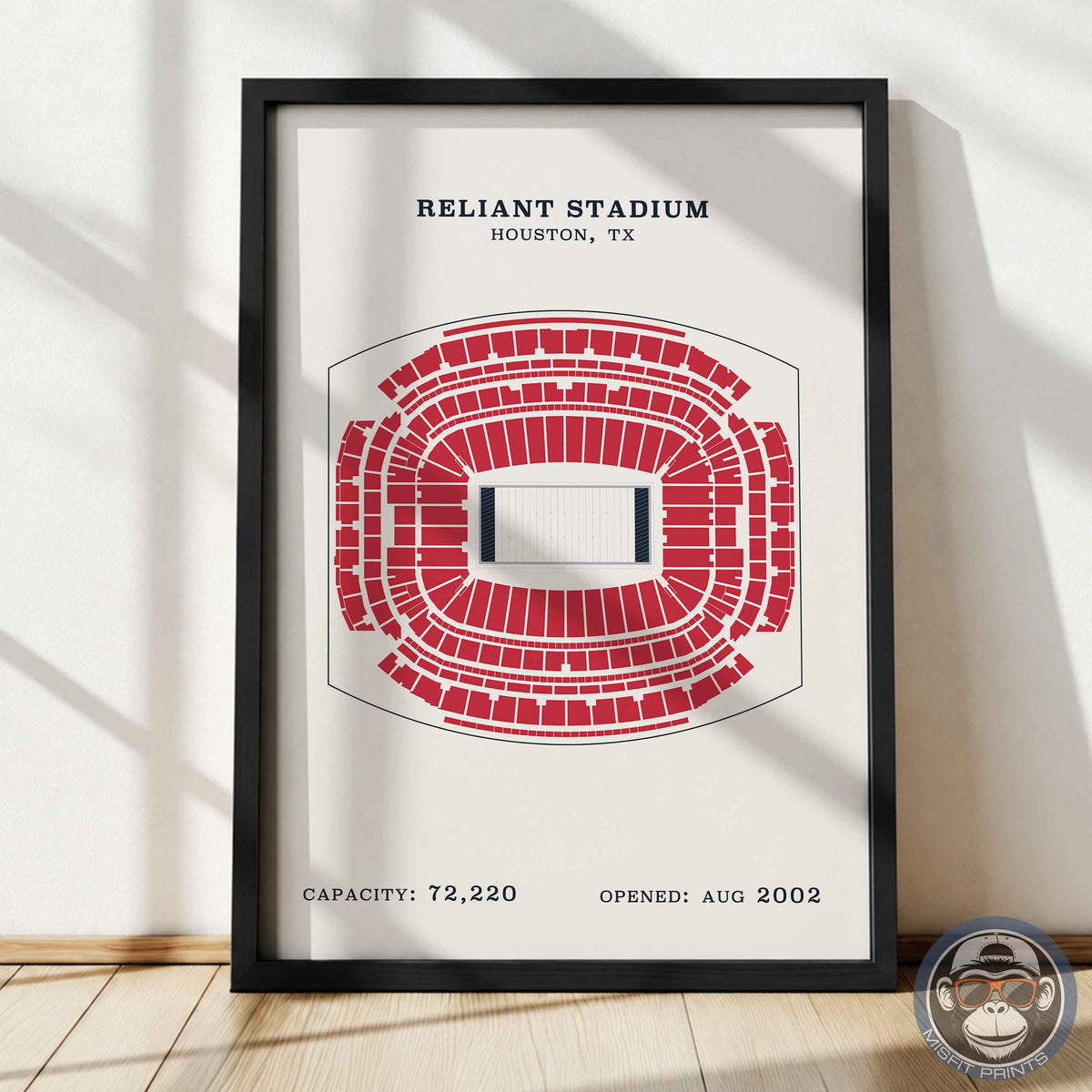 Reliant Stadium - No Border Print