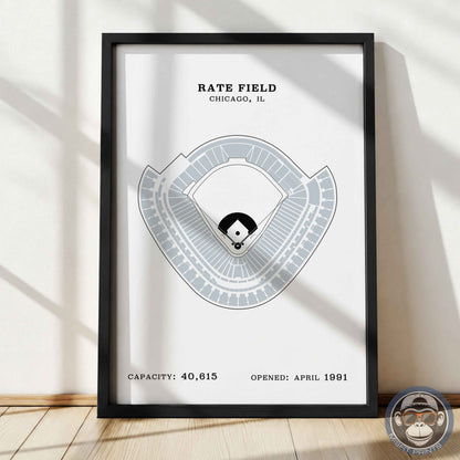 Rate Field Stadium | No Border Print