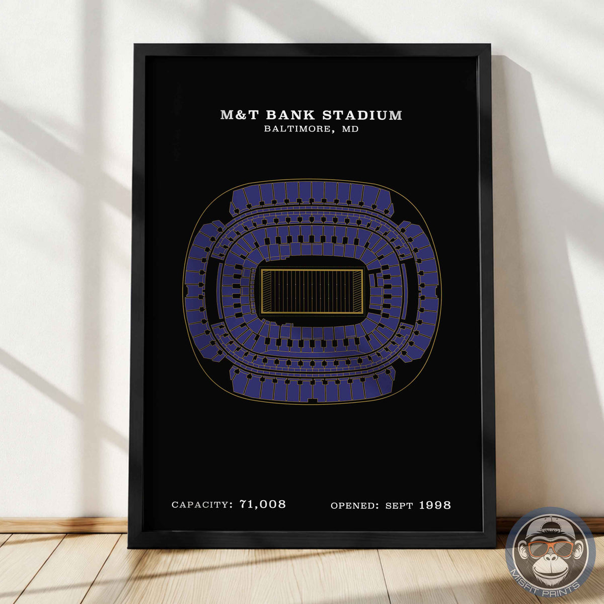 M&T Bank Stadium - No Border Print