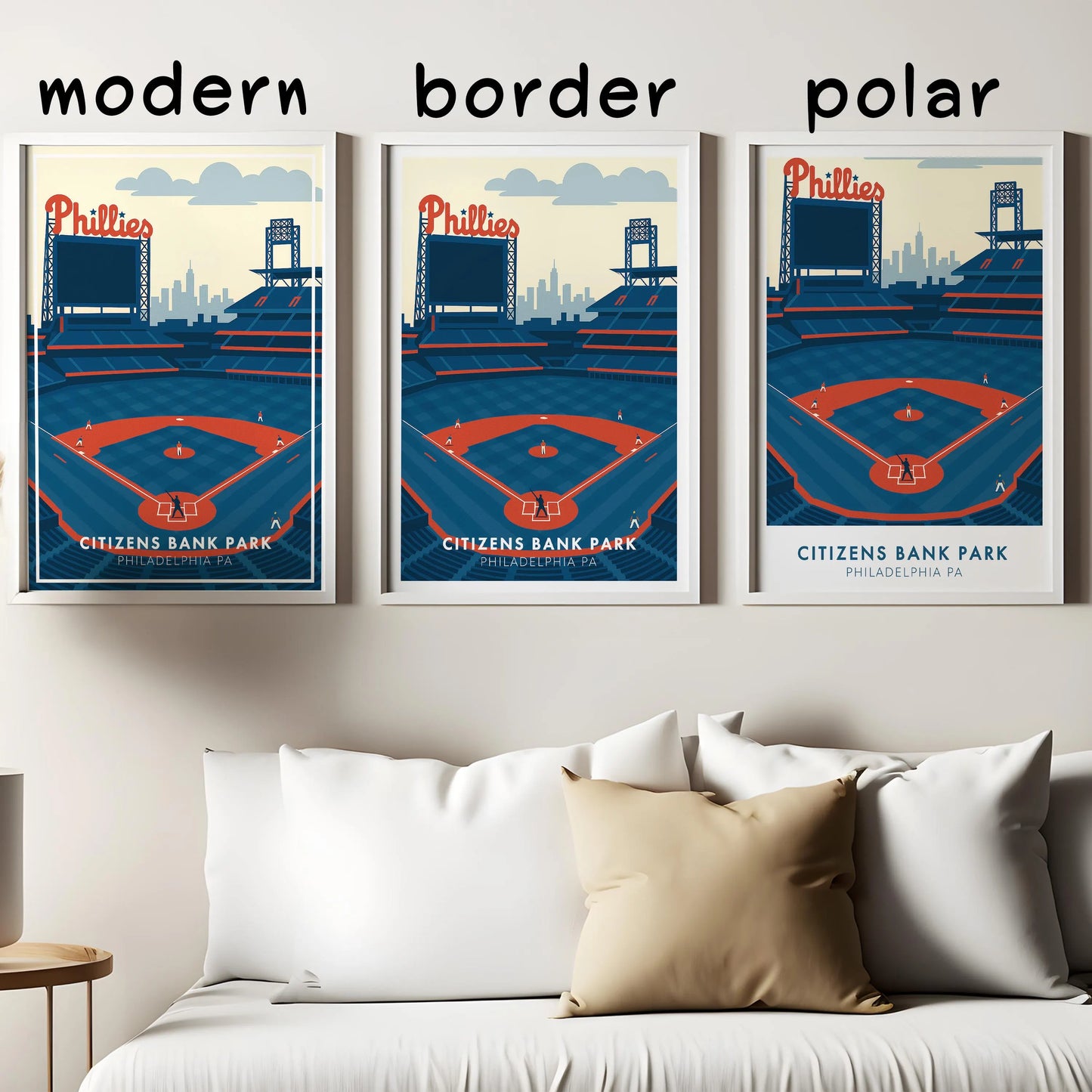 Citizens Bank Park Poster – Philadelphia Baseball Stadium Wall Art