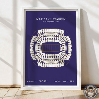 M&T Bank Stadium - Border Print