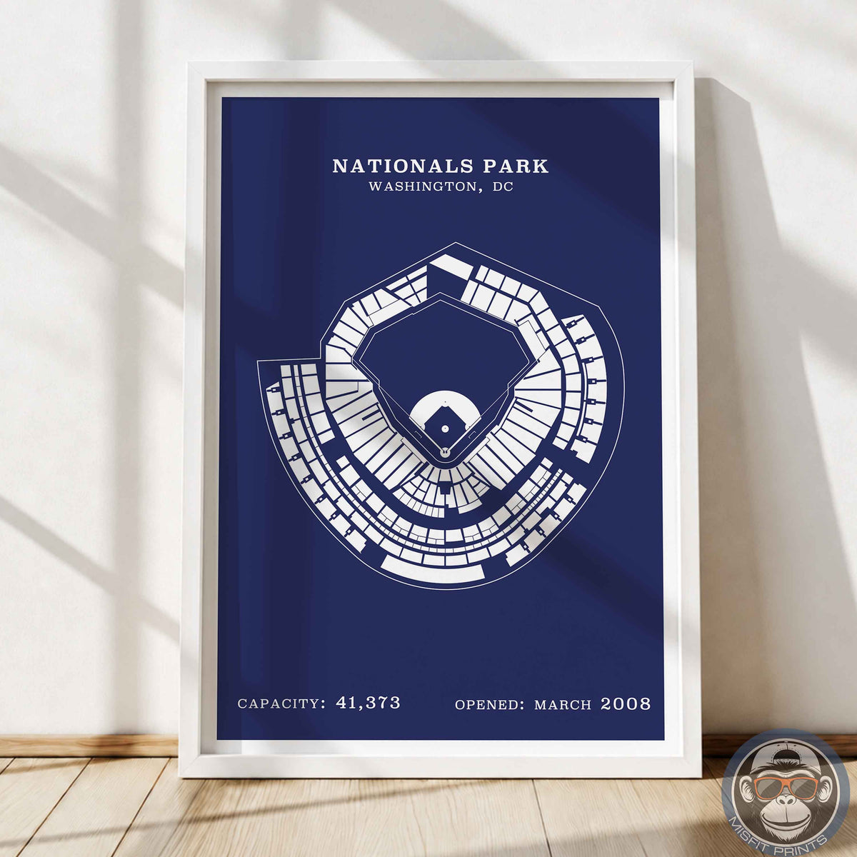 Nationals Stadium | Border Print