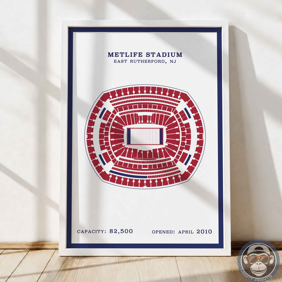 MetLife Stadium - Border Print