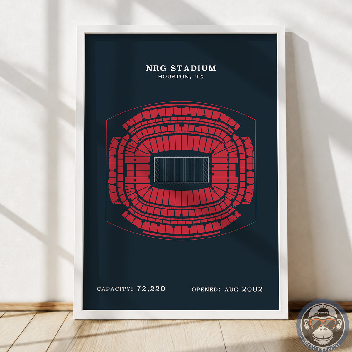 NRG Stadium - No Border Print