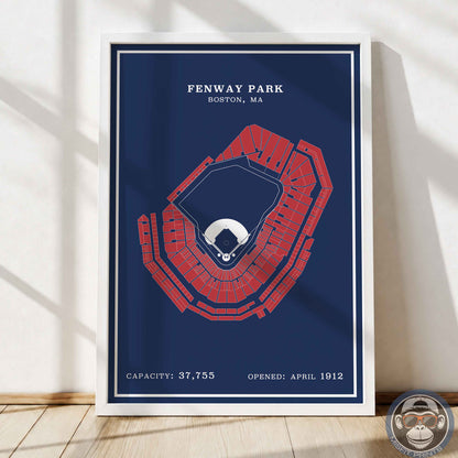 Fenway Park | Modern Border Print