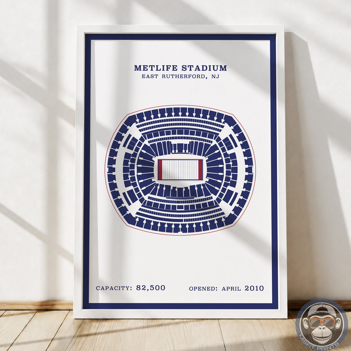 MetLife Stadium - Border Print
