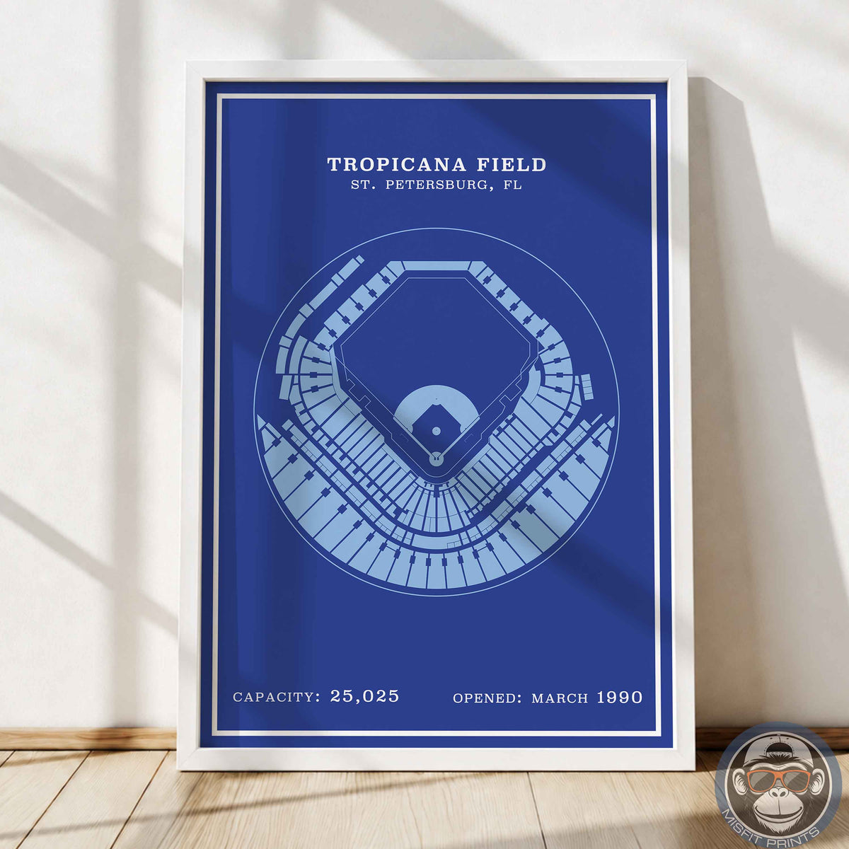 Tropicana Field | Modern Border Print