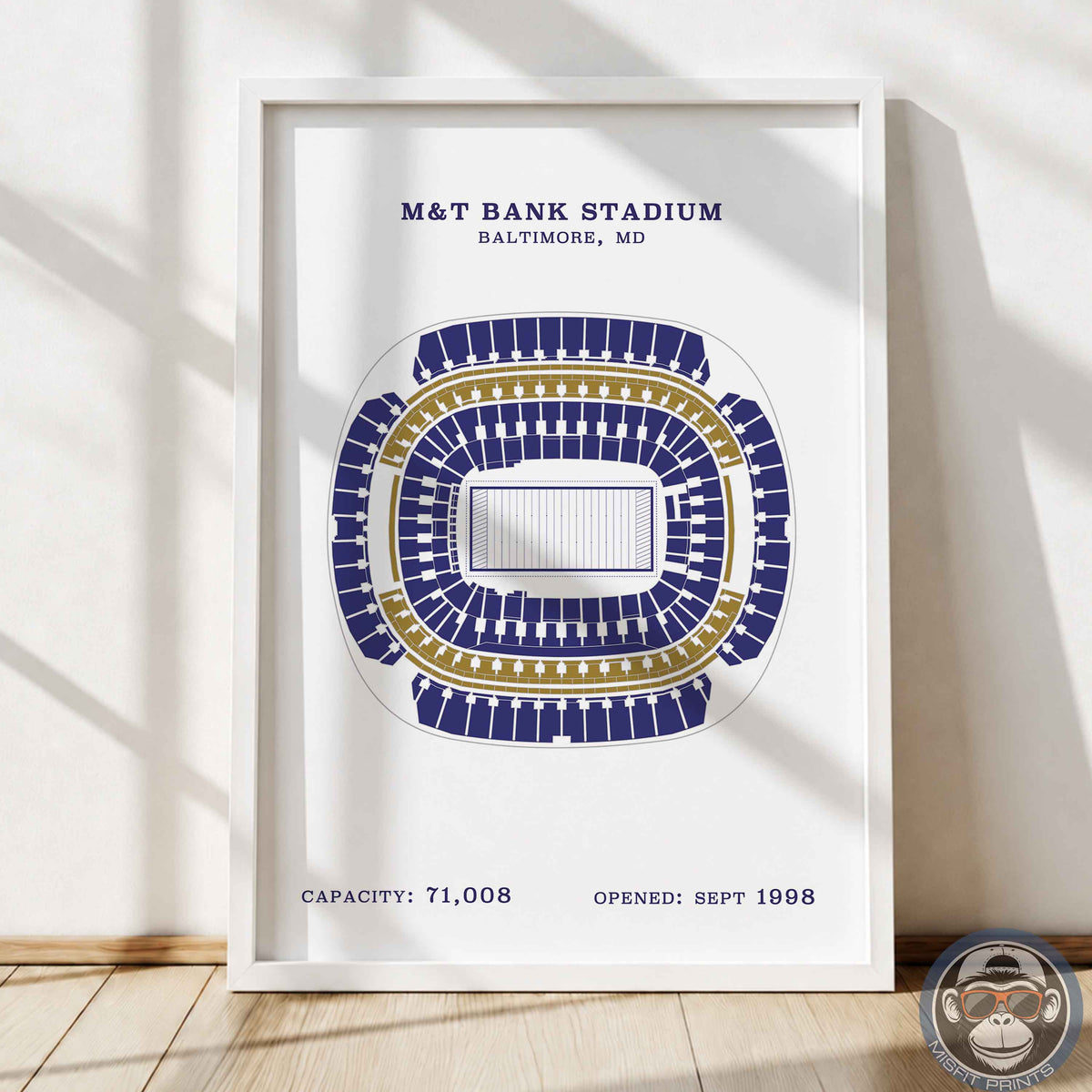 M&T Bank Stadium - Border Print