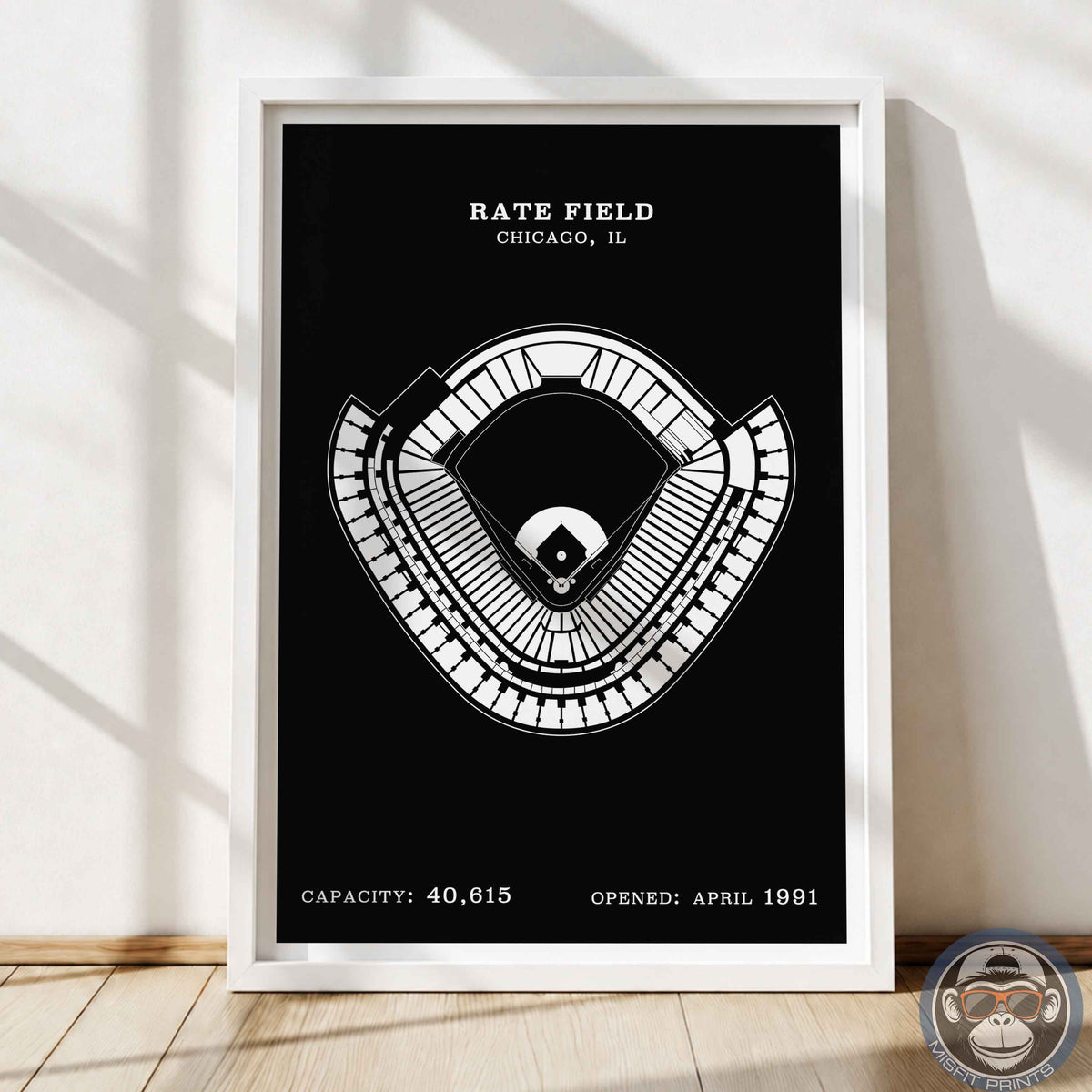 Rate Field Stadium | Border Print