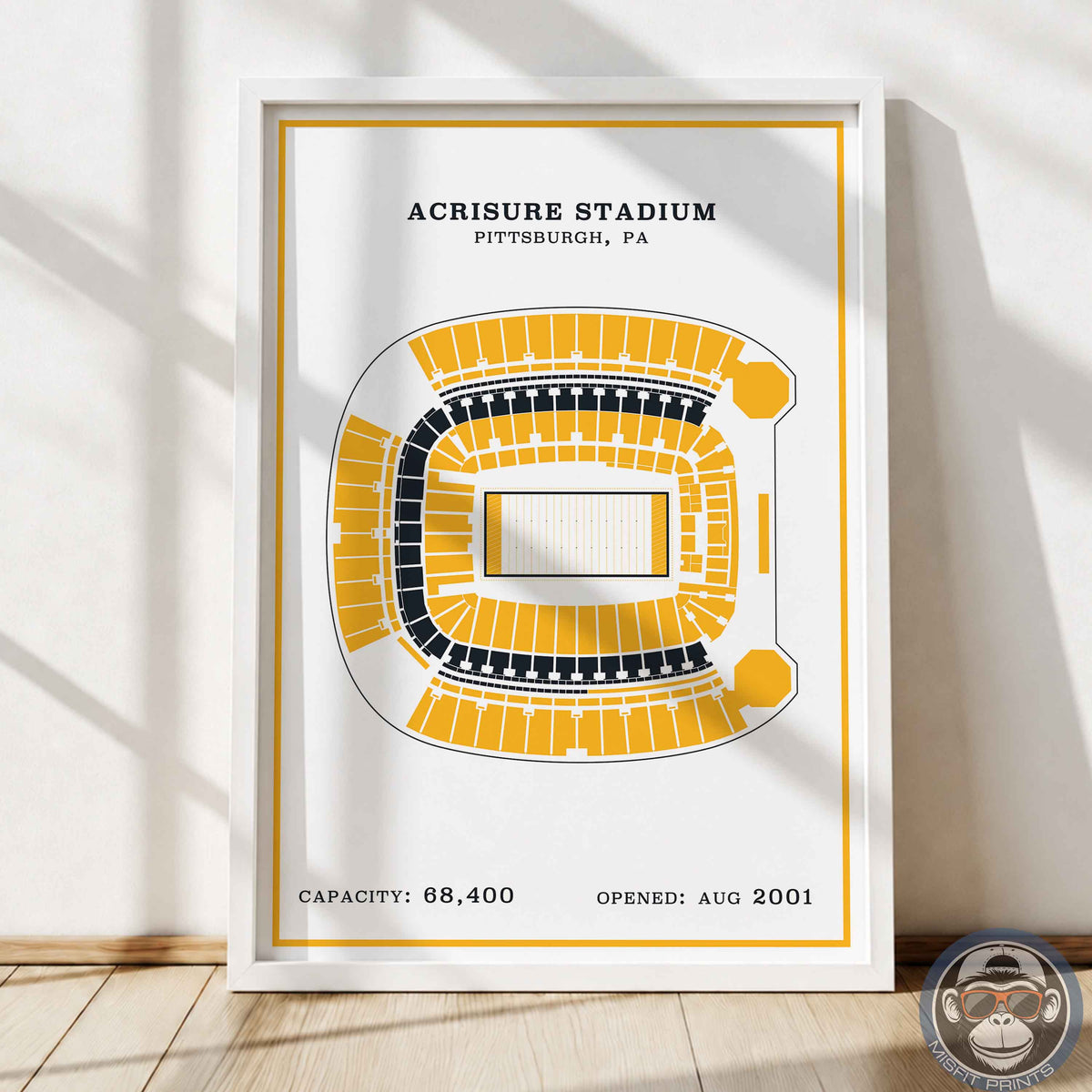 Acrisure Stadium - Modern Border Print