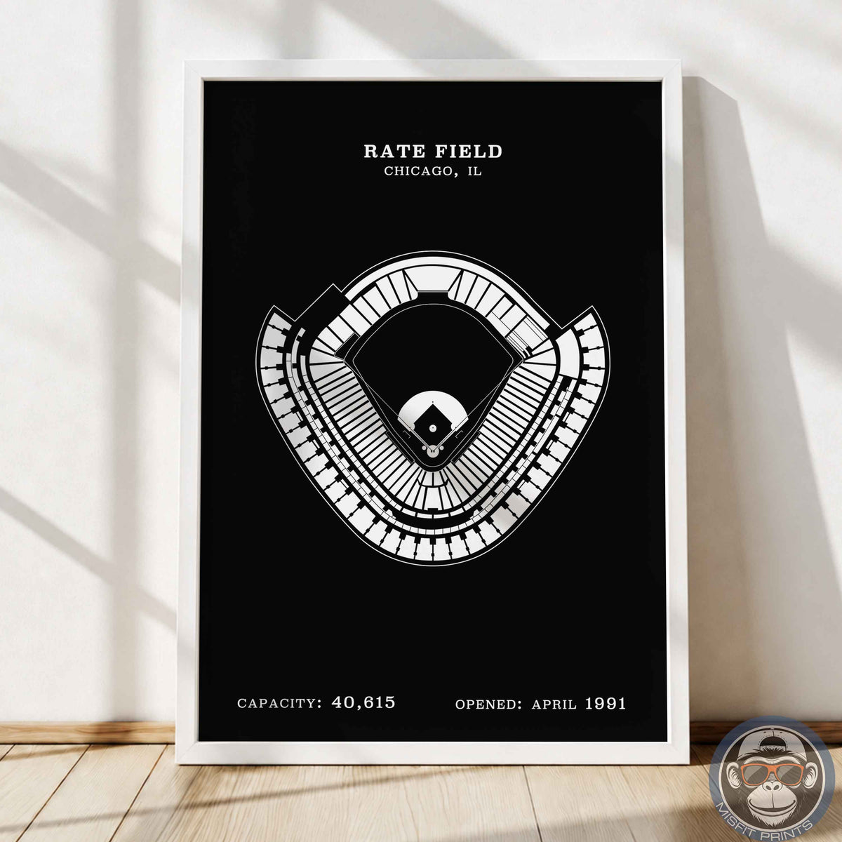 Rate Field Stadium | No Border Print