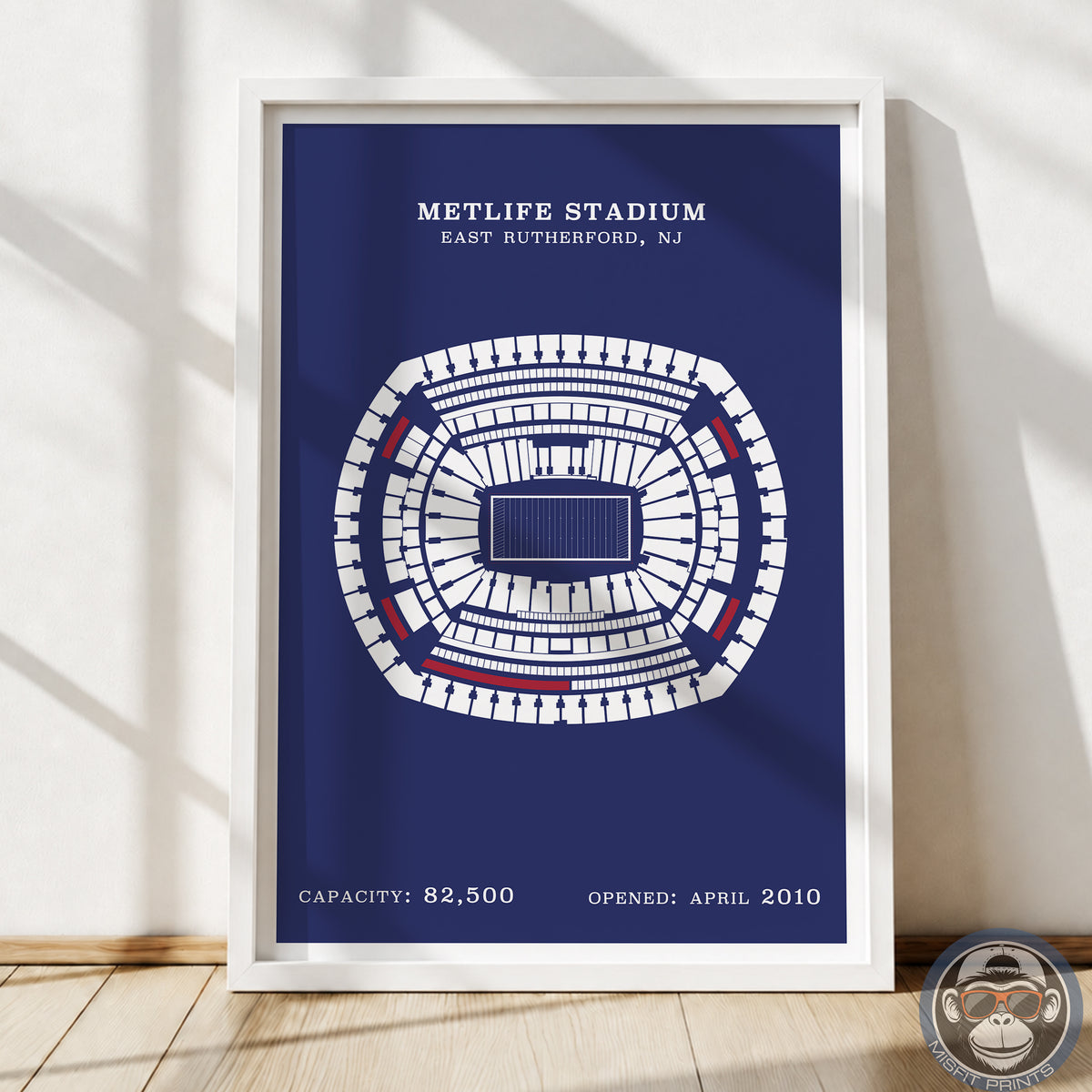MetLife Stadium - Border Print