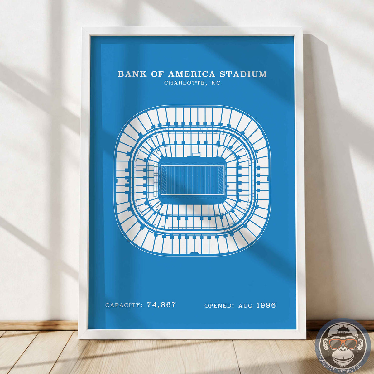 Bank of America Stadium - No Border Print