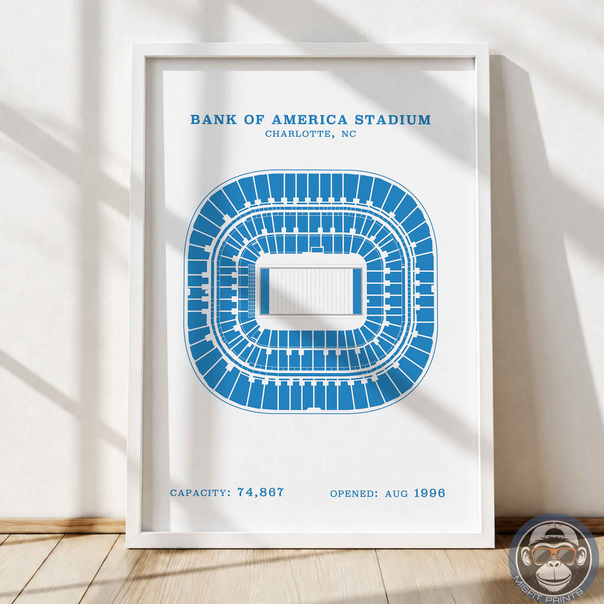 Bank of America Stadium - No Border Print
