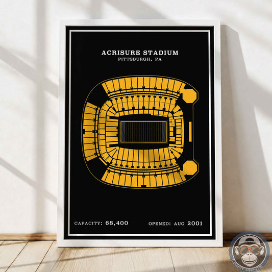Acrisure Stadium - Modern Border Print