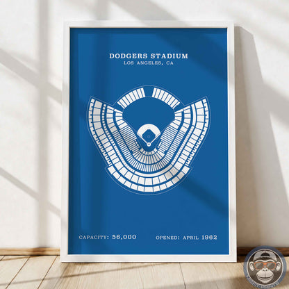 Dodgers Stadium | No Border Print