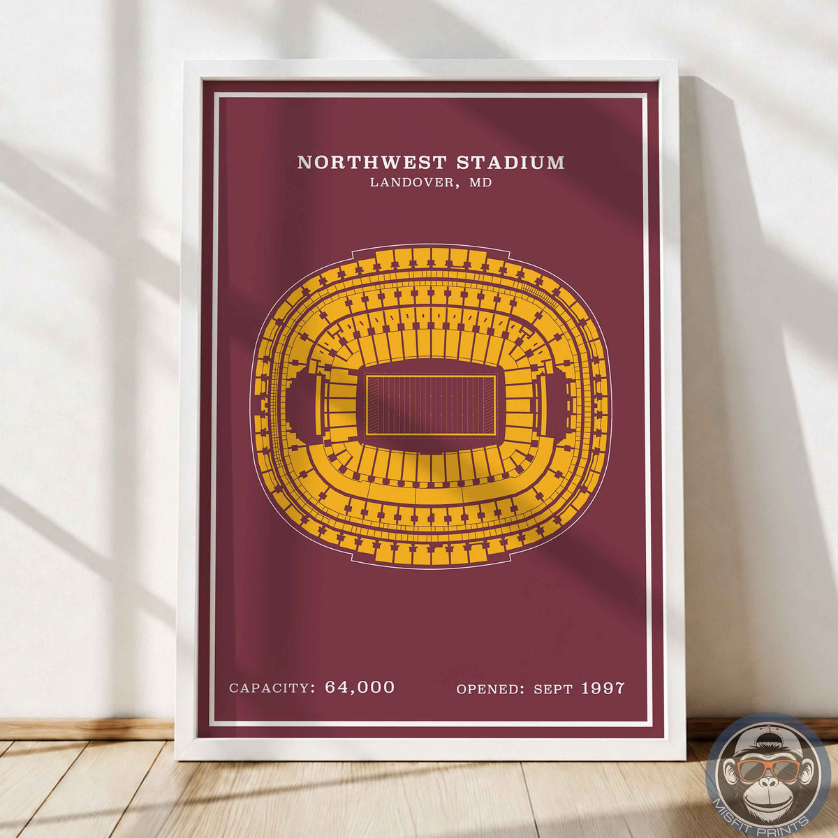 Northwest Stadium - Modern Border Print