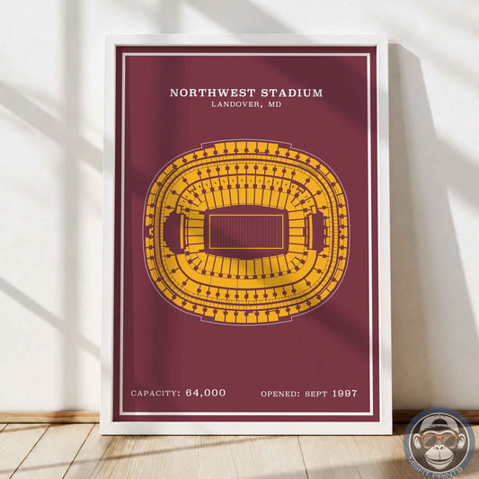 Northwest Stadium - Modern Border Print