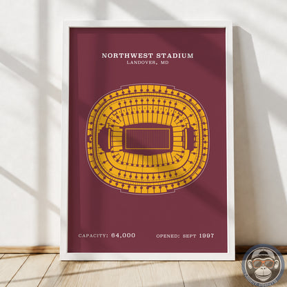Northwest Stadium - No Border Print