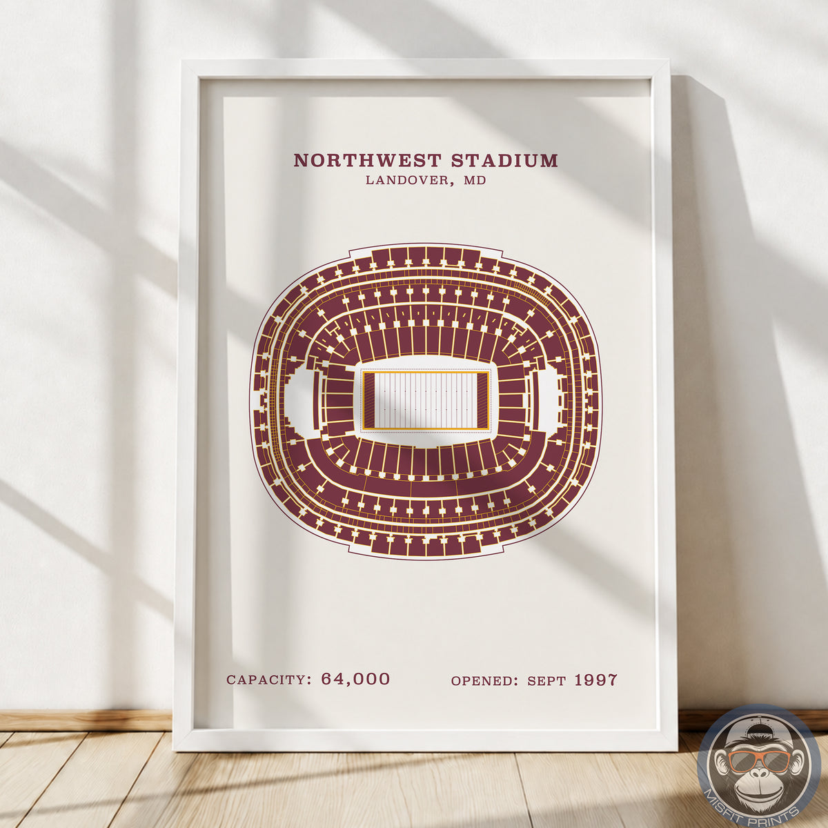 Northwest Stadium - No Border Print