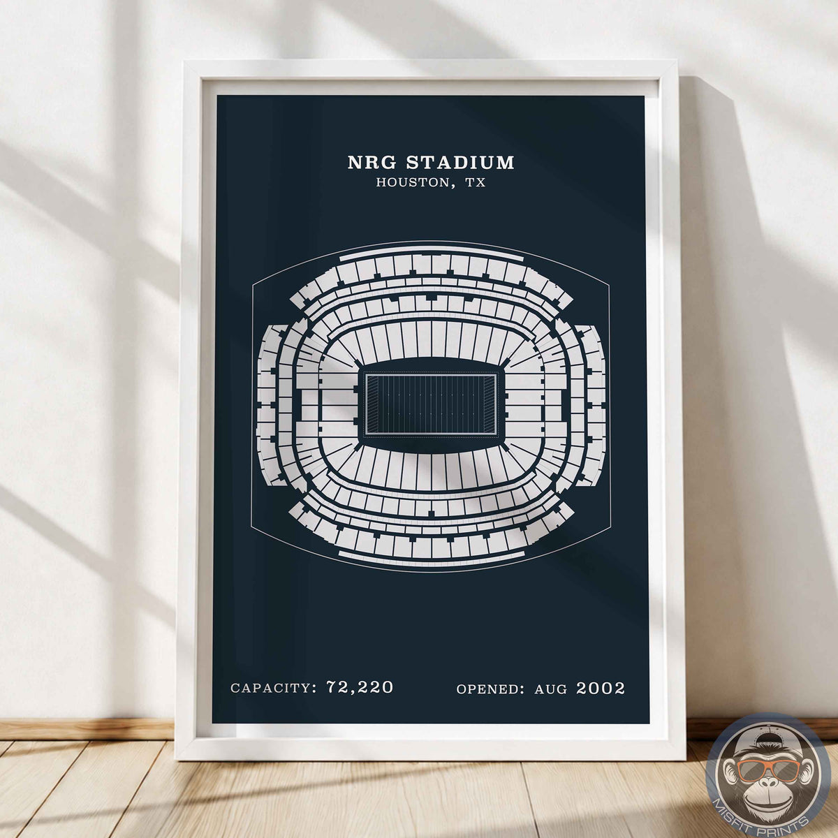 NRG Stadium - Border Print