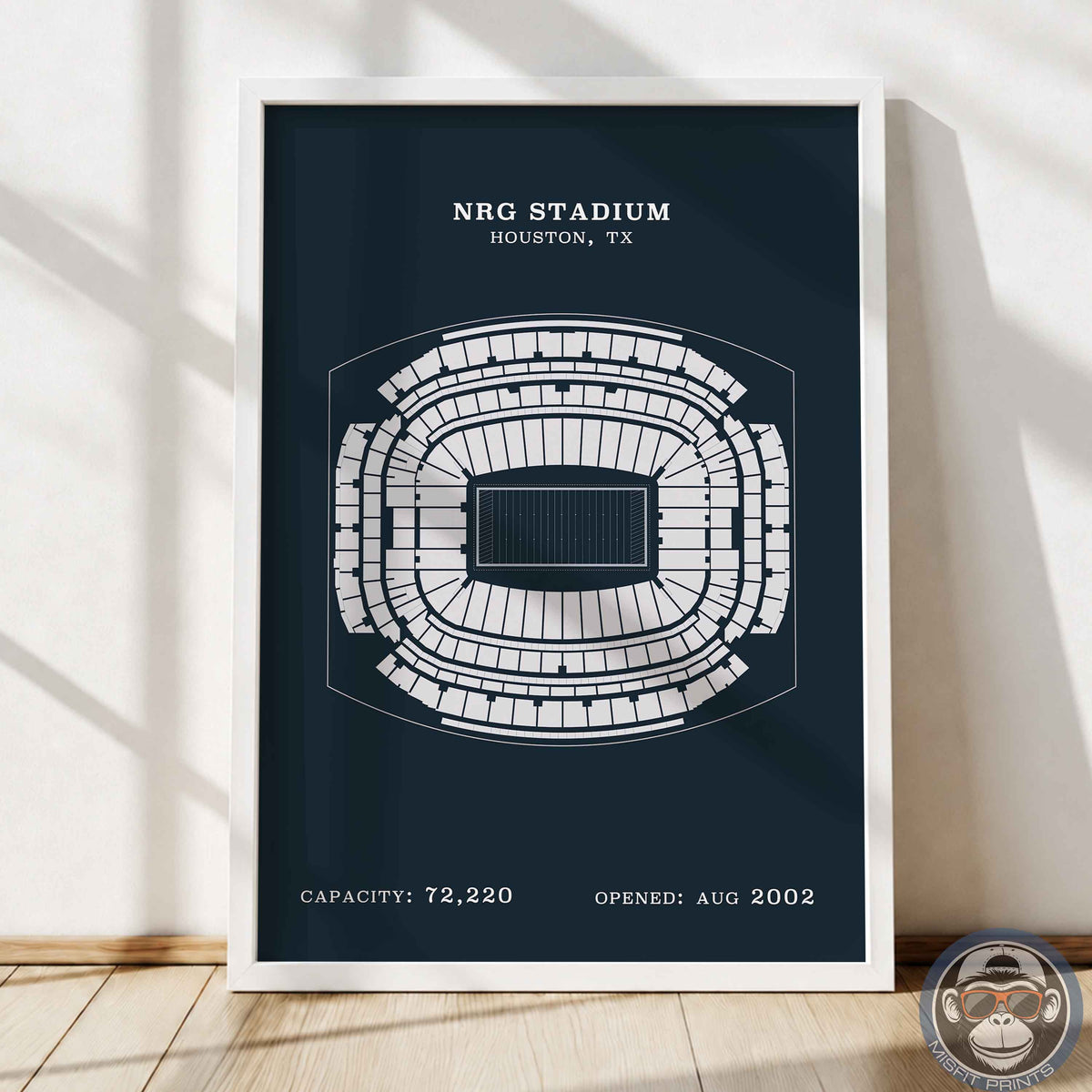 NRG Stadium - No Border Print
