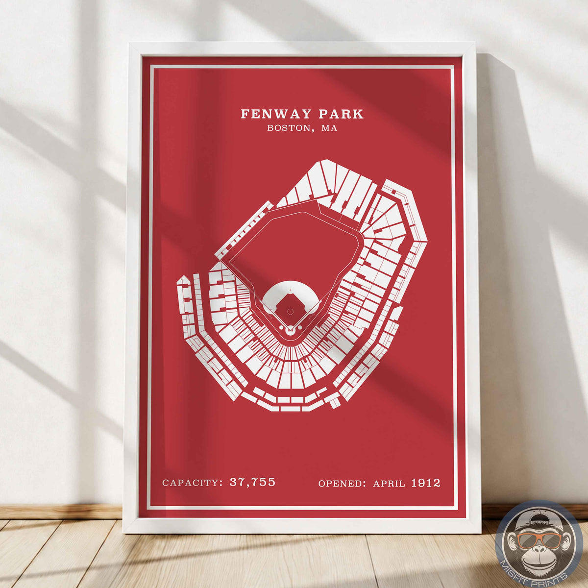 Fenway Park | Modern Border Print