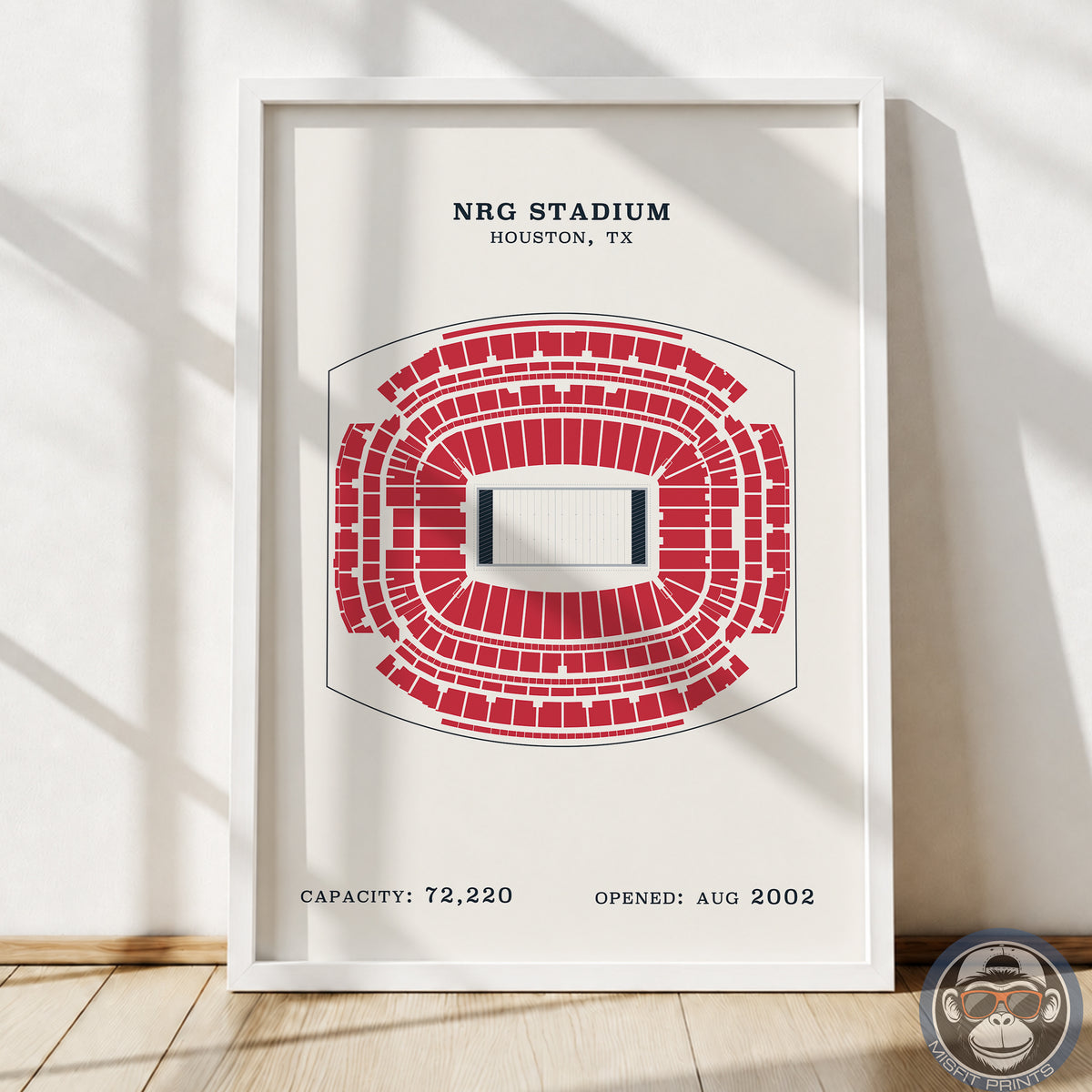 NRG Stadium - No Border Print