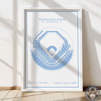 Tropicana Field | Modern Border Print