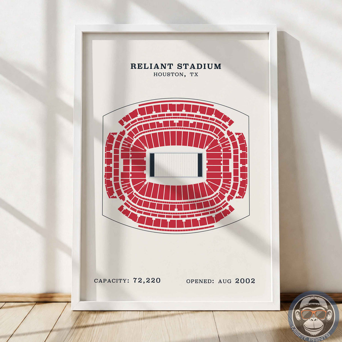 Reliant Stadium - No Border Print
