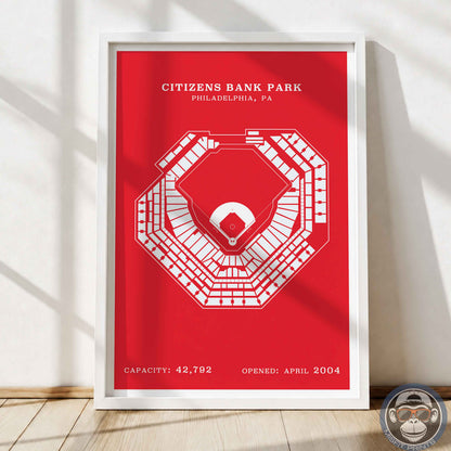 Citizens Bank Stadium | Border Print