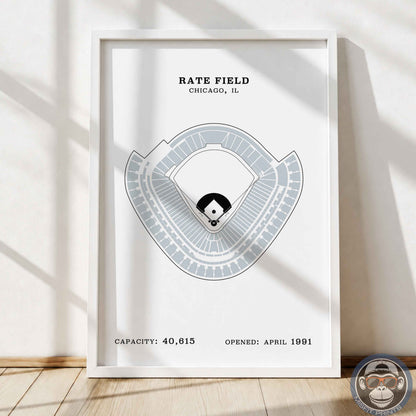 Rate Field Stadium | No Border Print