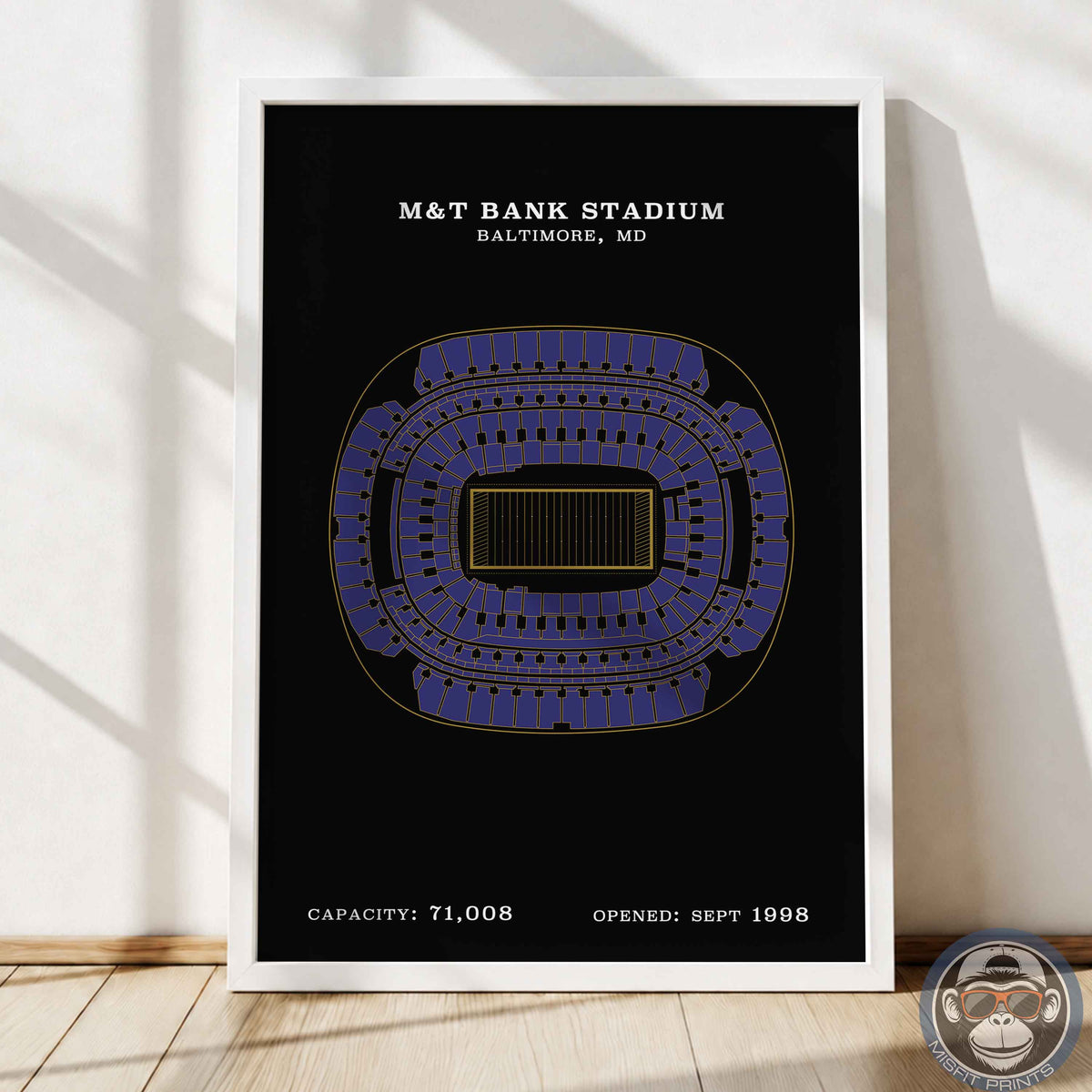 M&T Bank Stadium - No Border Print