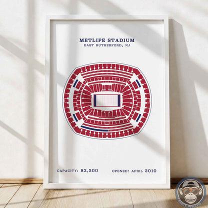 MetLife Stadium - No Border Print