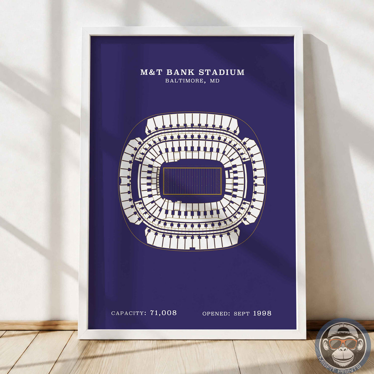 M&T Bank Stadium - No Border Print