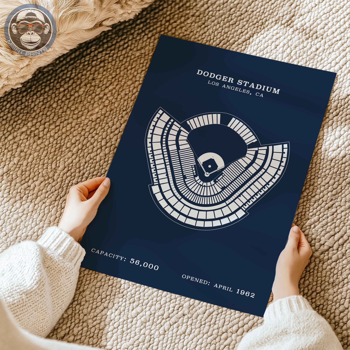 Dodgers Stadium | No Border Print