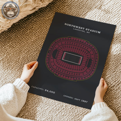 Northwest Stadium - No Border Print