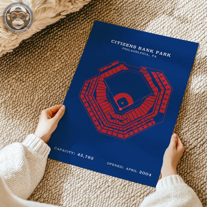 Citizens Bank Stadium | No Border Print