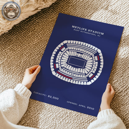 MetLife Stadium - No Border Print
