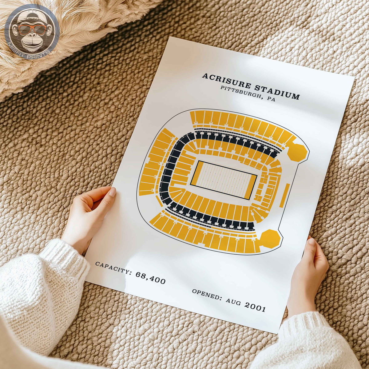 Acrisure Stadium - No Border Print