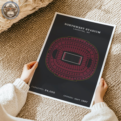 Northwest Stadium - Border Print