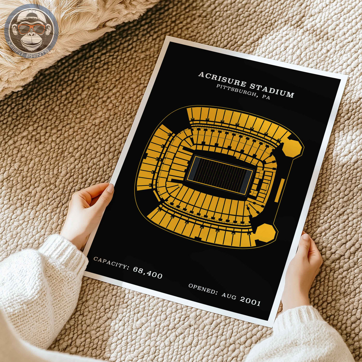 Acrisure Stadium - Border Print