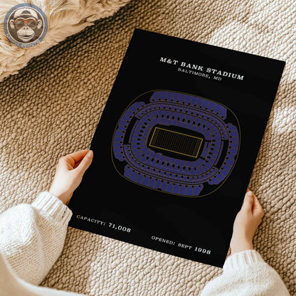 M&T Bank Stadium - No Border Print