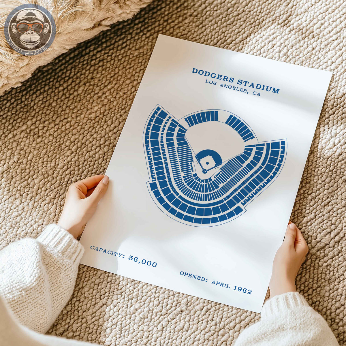 Dodgers Stadium | No Border Print