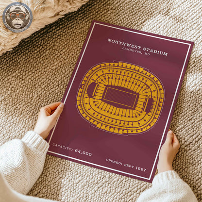 Northwest Stadium - Modern Border Print