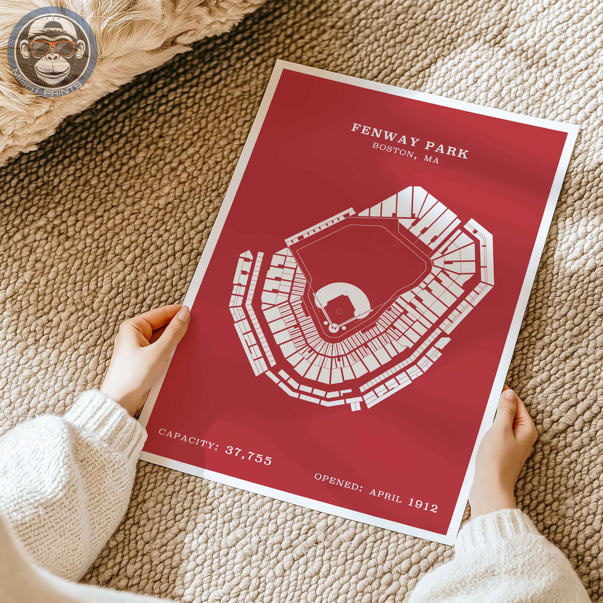 Fenway Park | Border Print