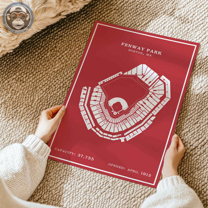 Fenway Park | Modern Border Print