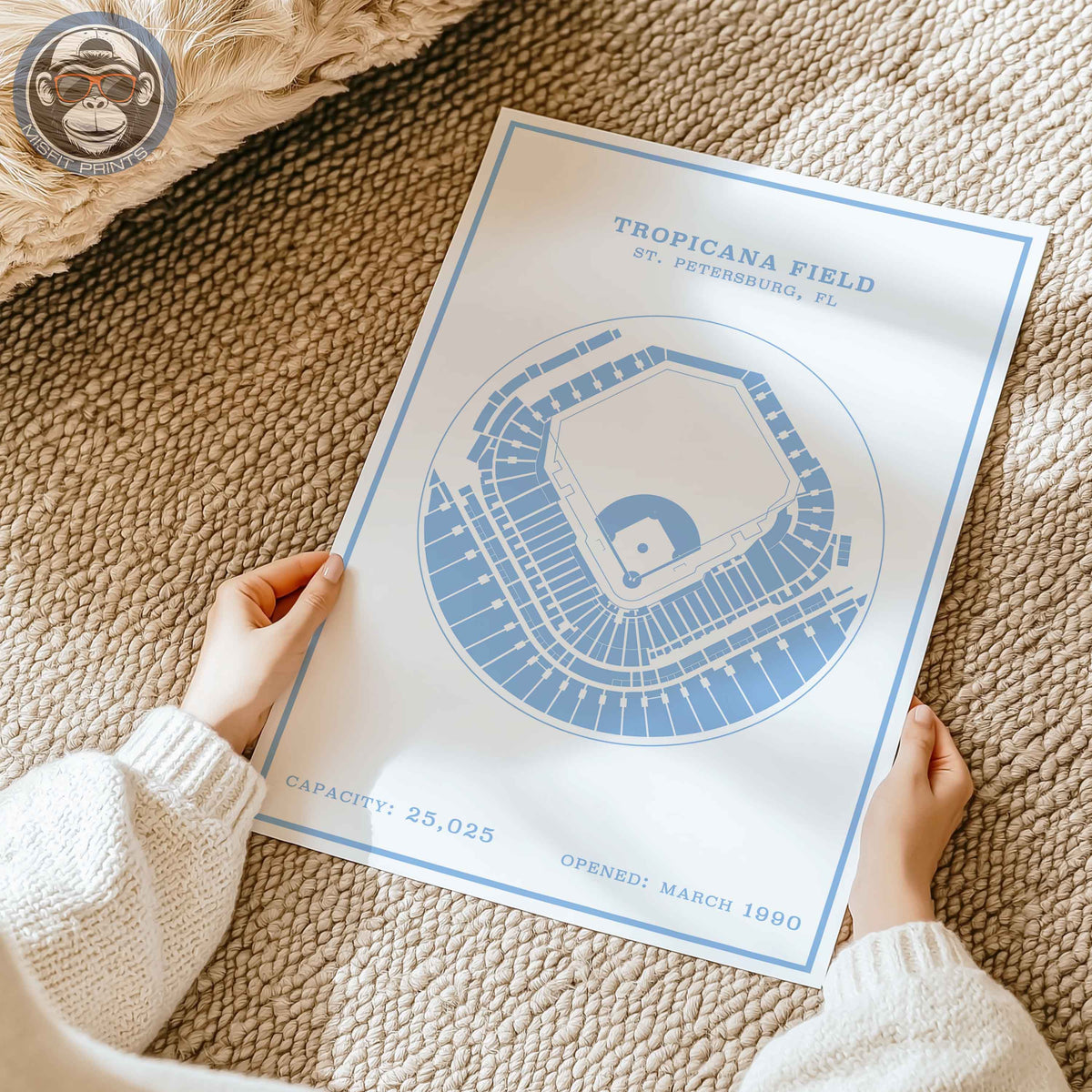 Tropicana Field | Modern Border Print
