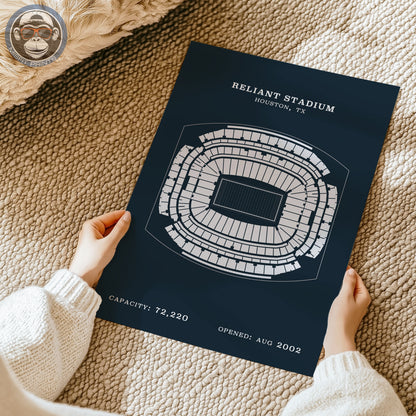 Reliant Stadium - No Border Print